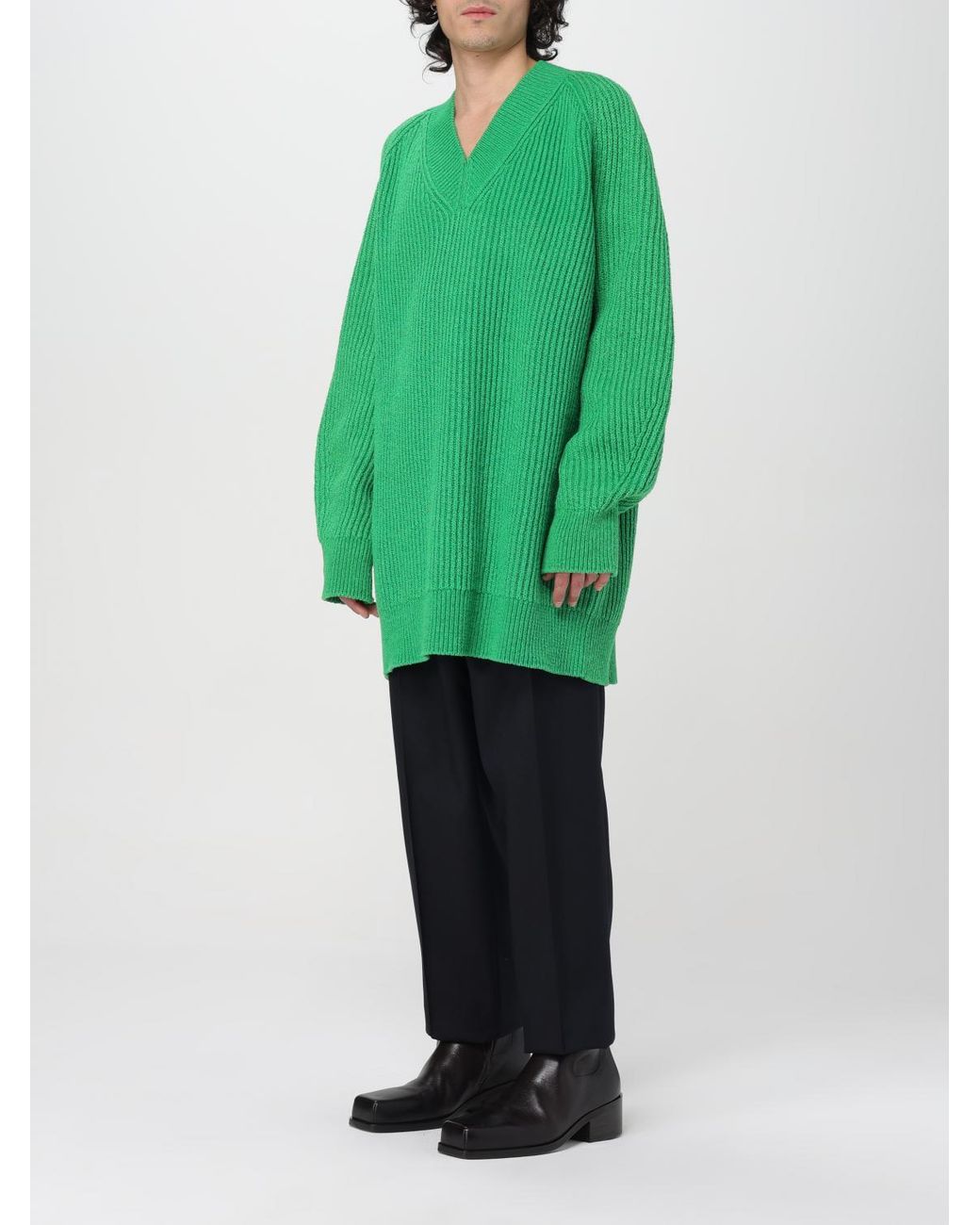 Jil Sander Green Sweater for men
