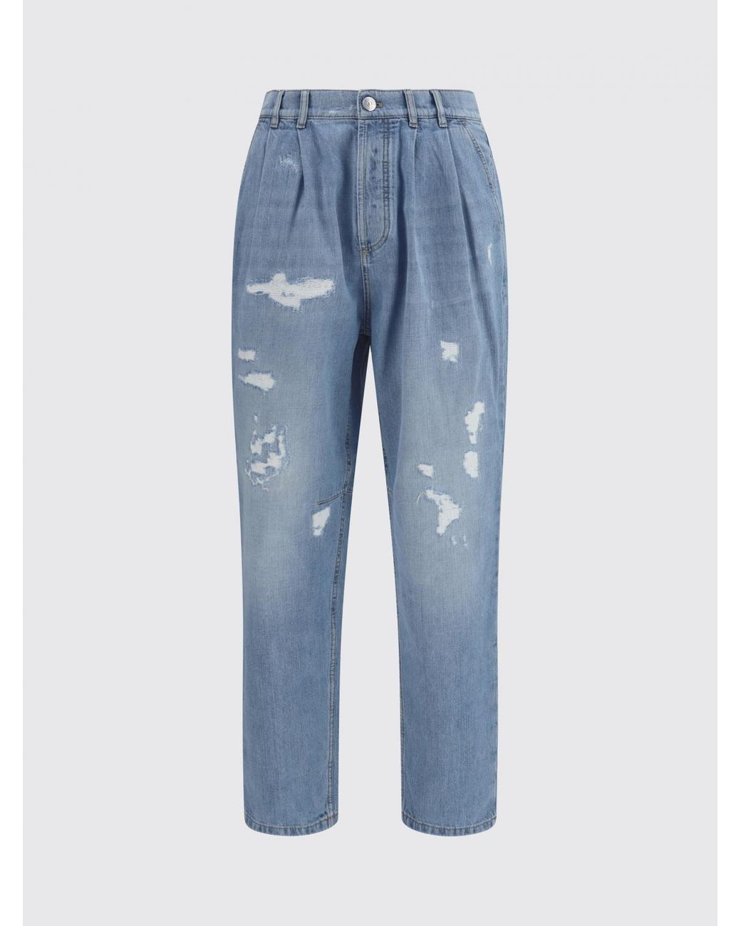 Brunello Cucinelli Blue Pants for men