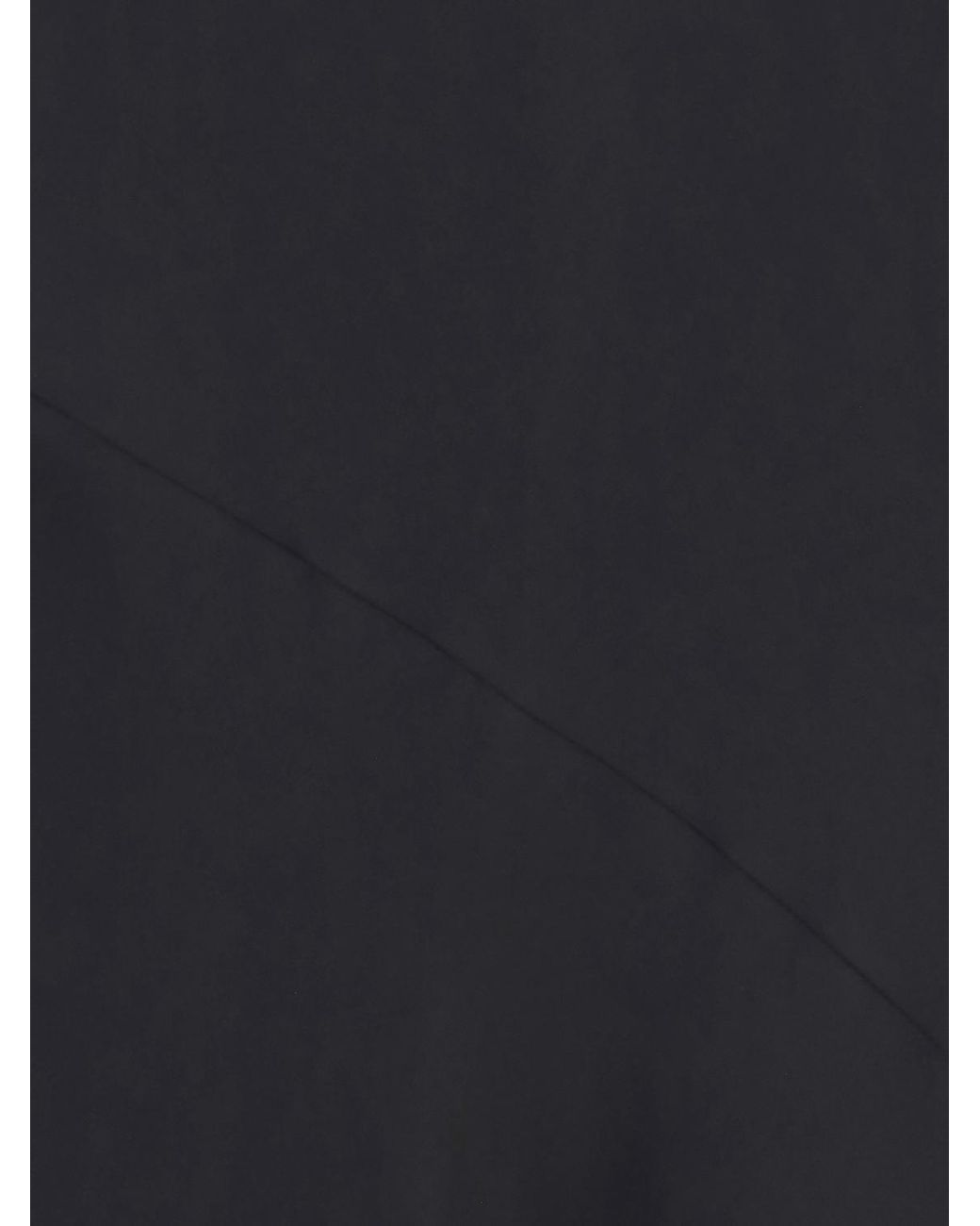 AMI Black Long Satin Dress