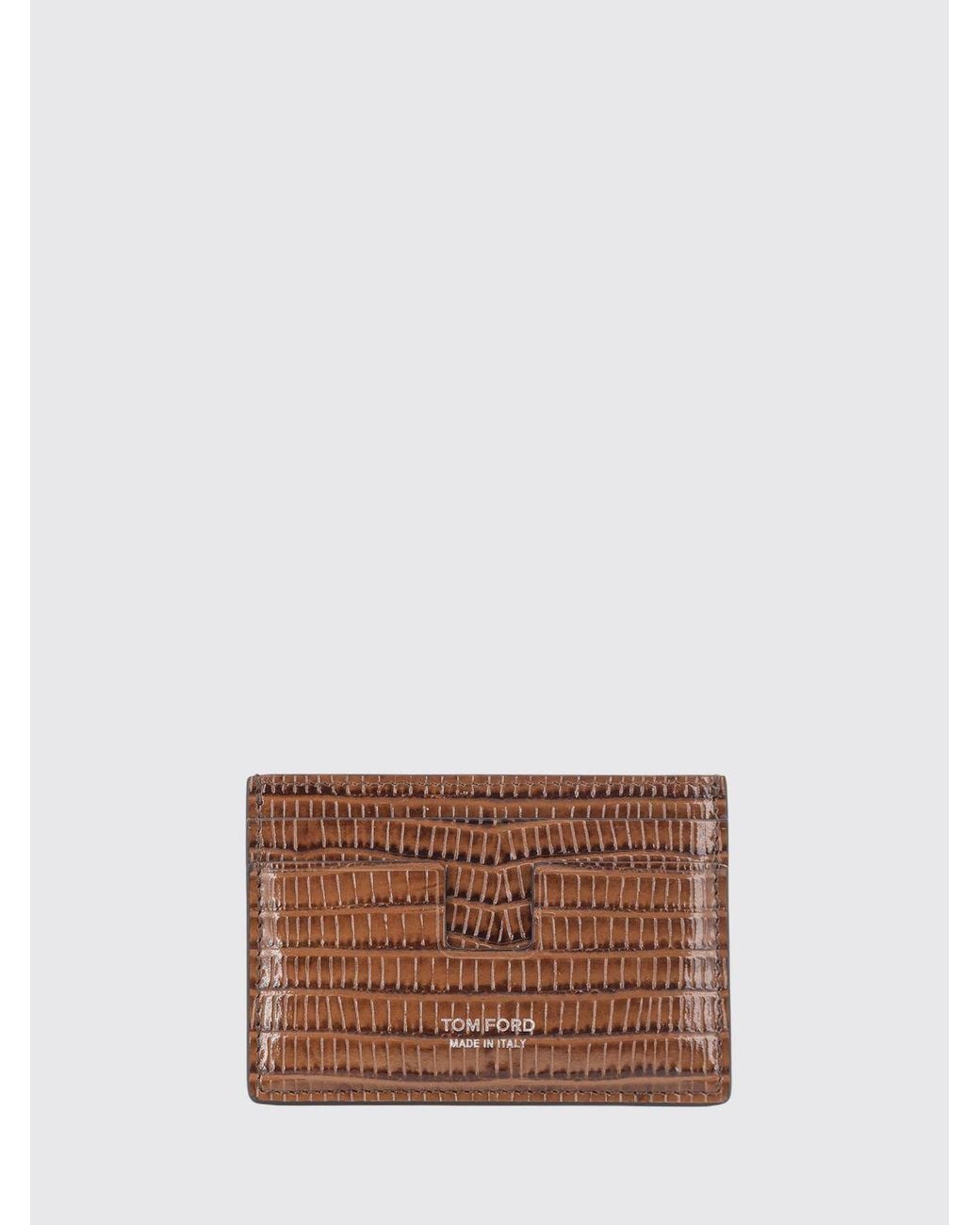 Portacarte di Tom Ford in Brown da Uomo