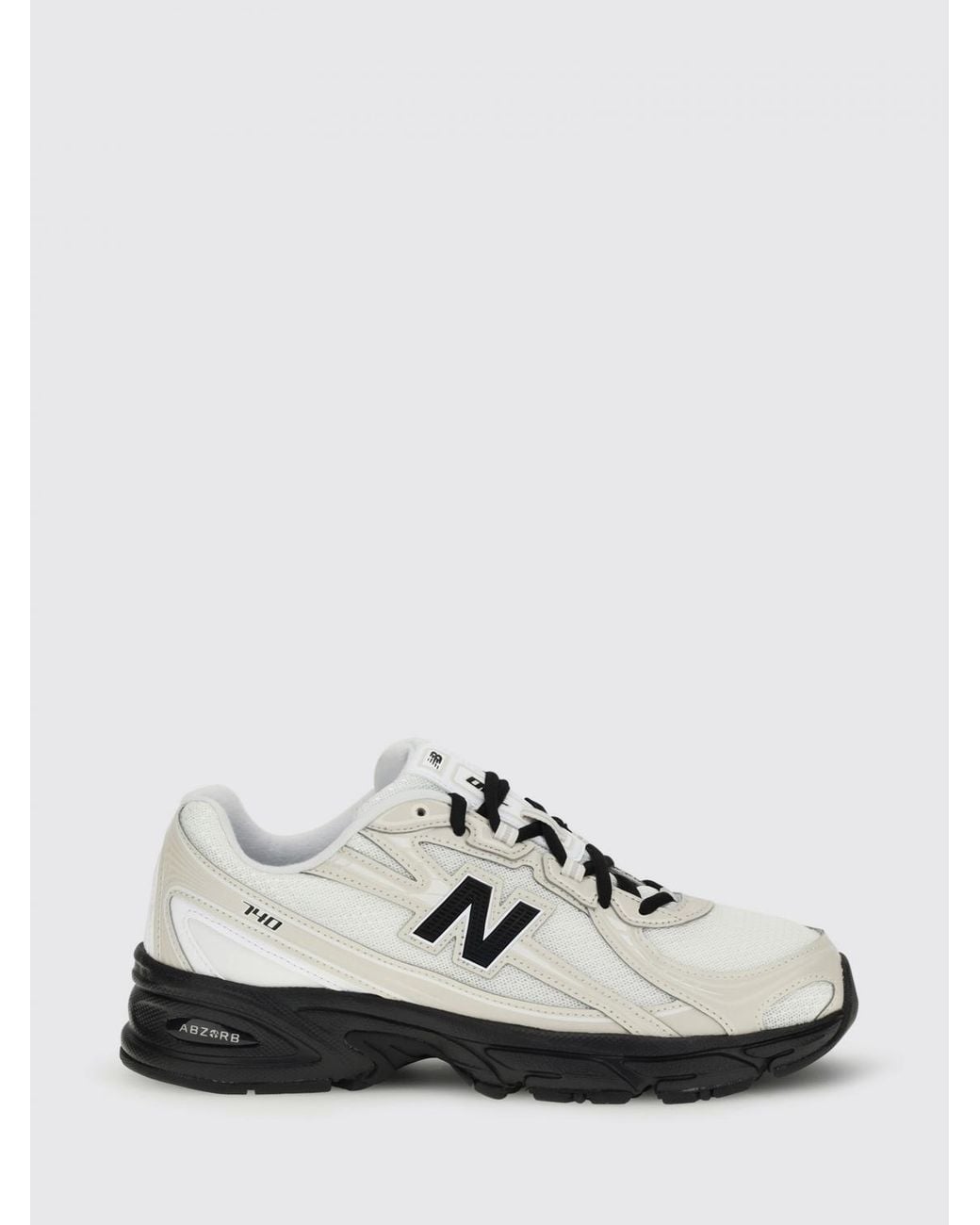 New Balance White 740 Mesh And Rubber Sneakers for men