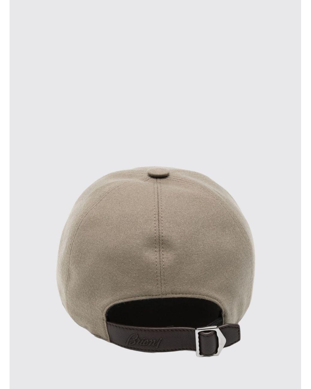 Cappello Da Baseball di Brioni in Natural da Uomo