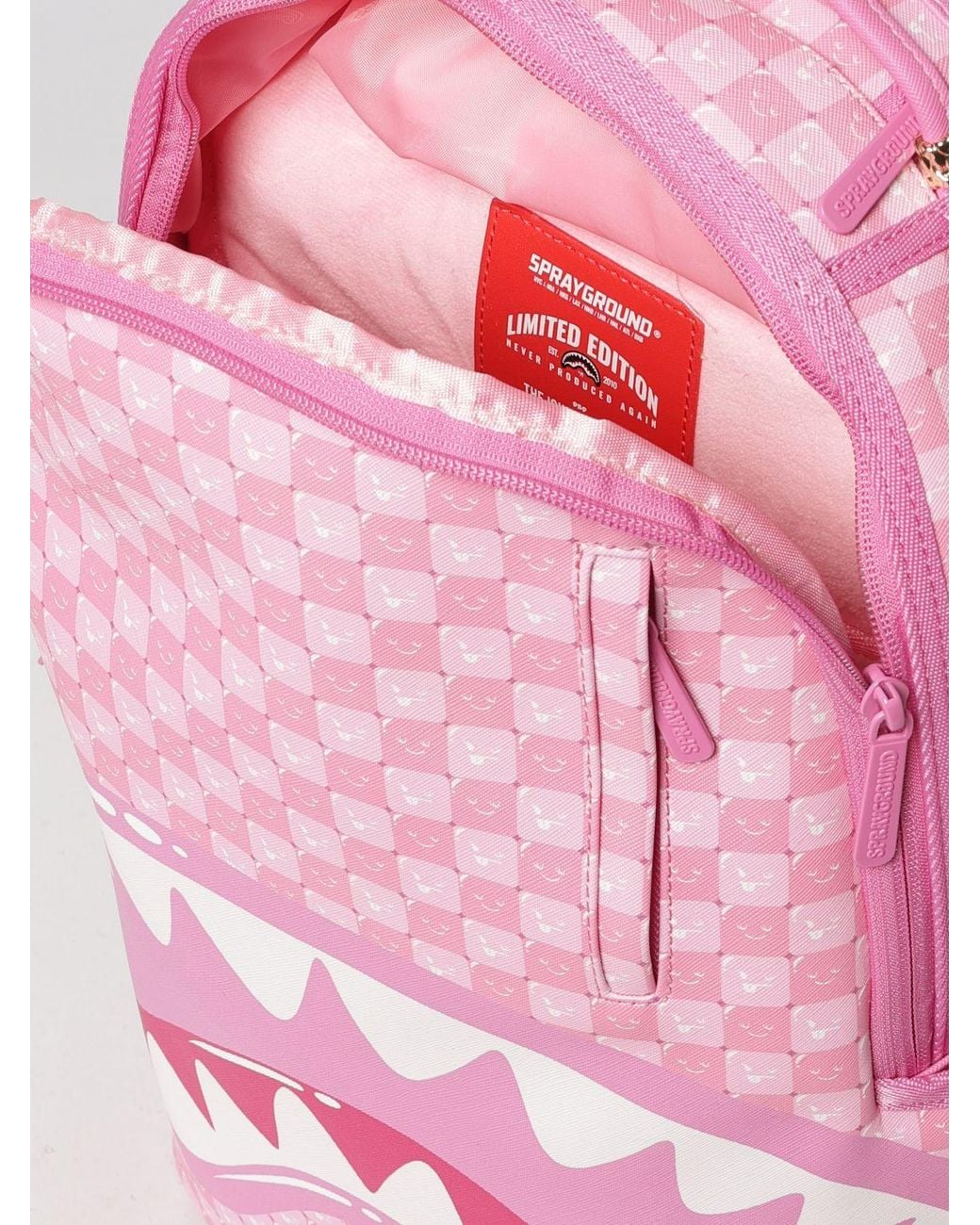 Sprayground Pink Backpack for men