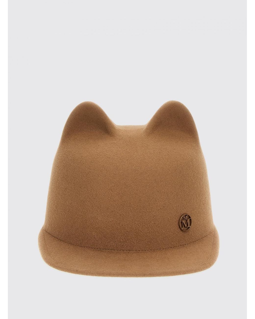 Cappello Jamie di Maison Michel in Brown