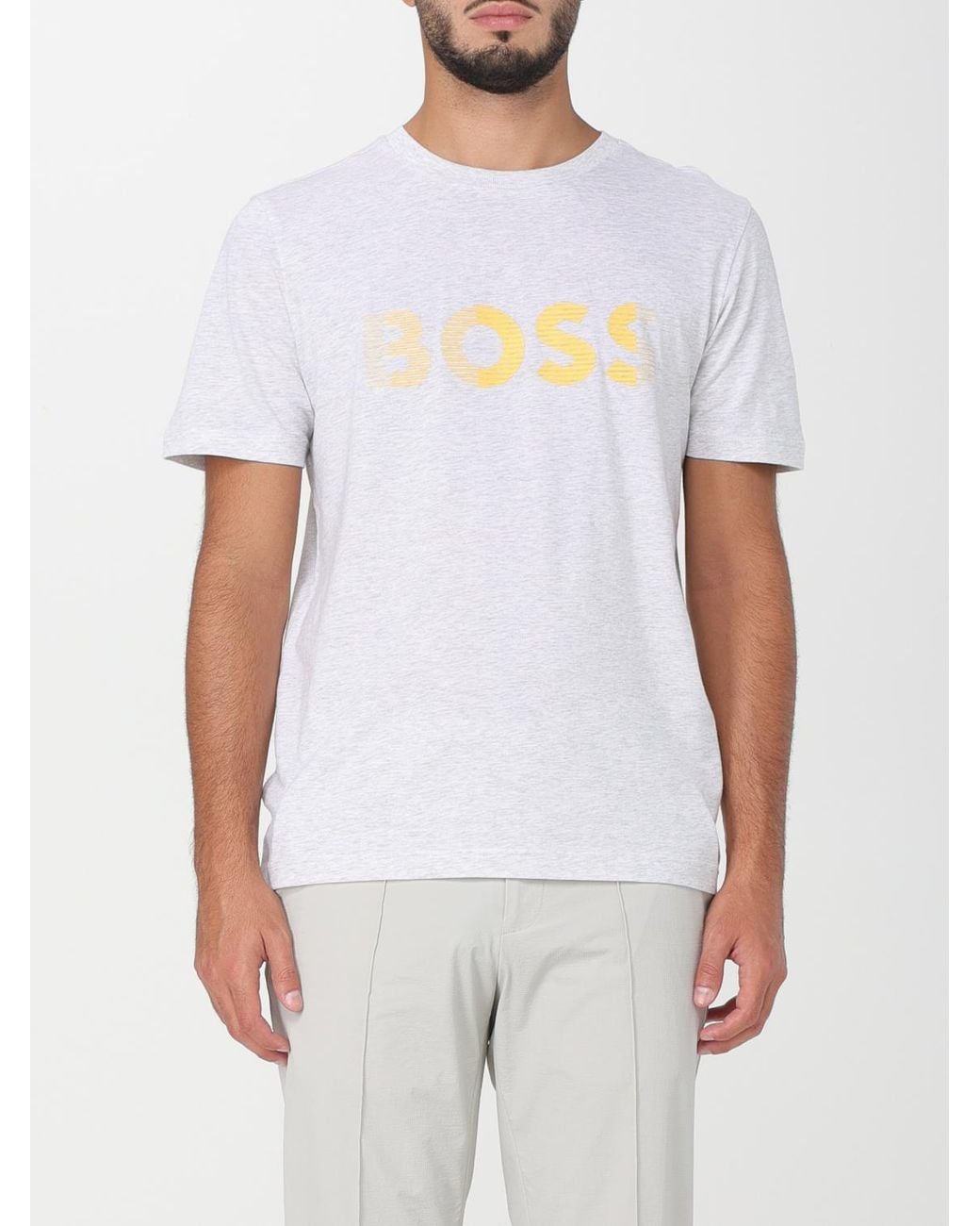 Boss White T-shirt for men