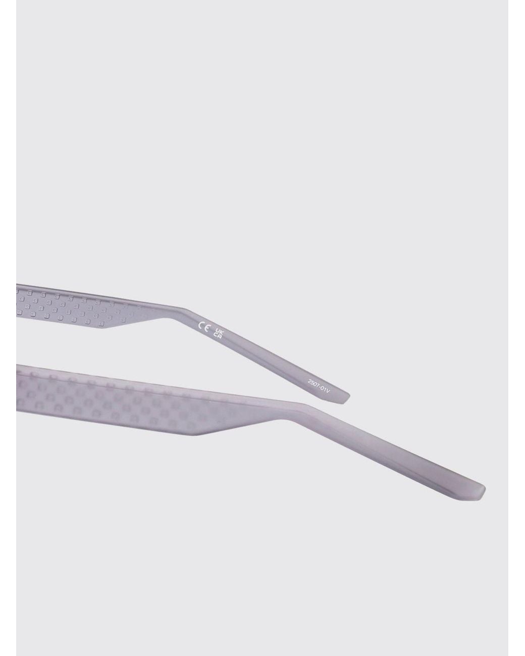 Nike Pink Sporty Square Frame Acetate Sunglasses With Swoosh Logo for men