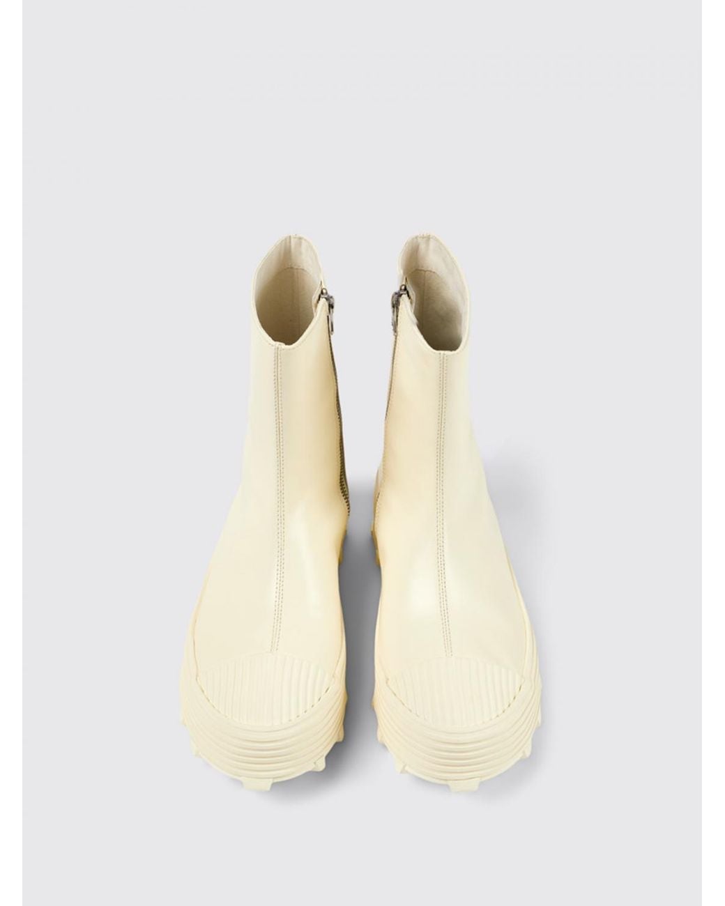 CAMPERLAB Natural Flat Ankle Boots