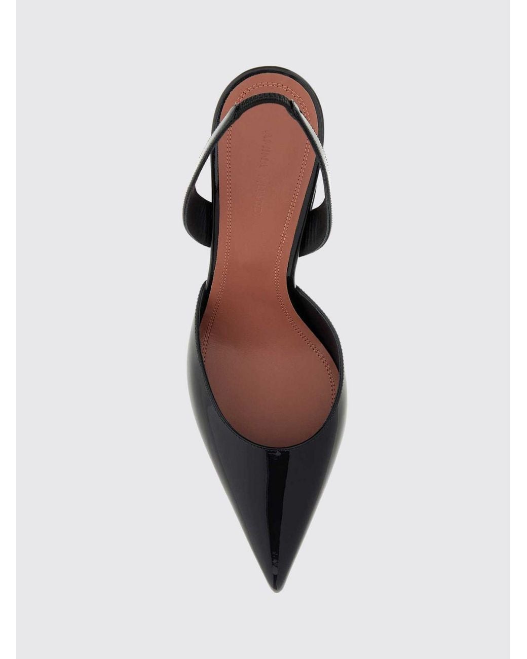 AMINA MUADDI White Holli Suede Slingback Pumps With A Spool Heel