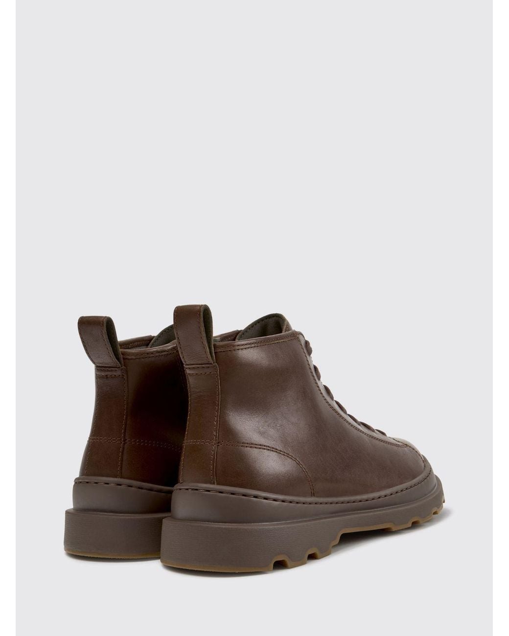 Camper Brown Brutus+ Lace-Up Ankle Boots for men