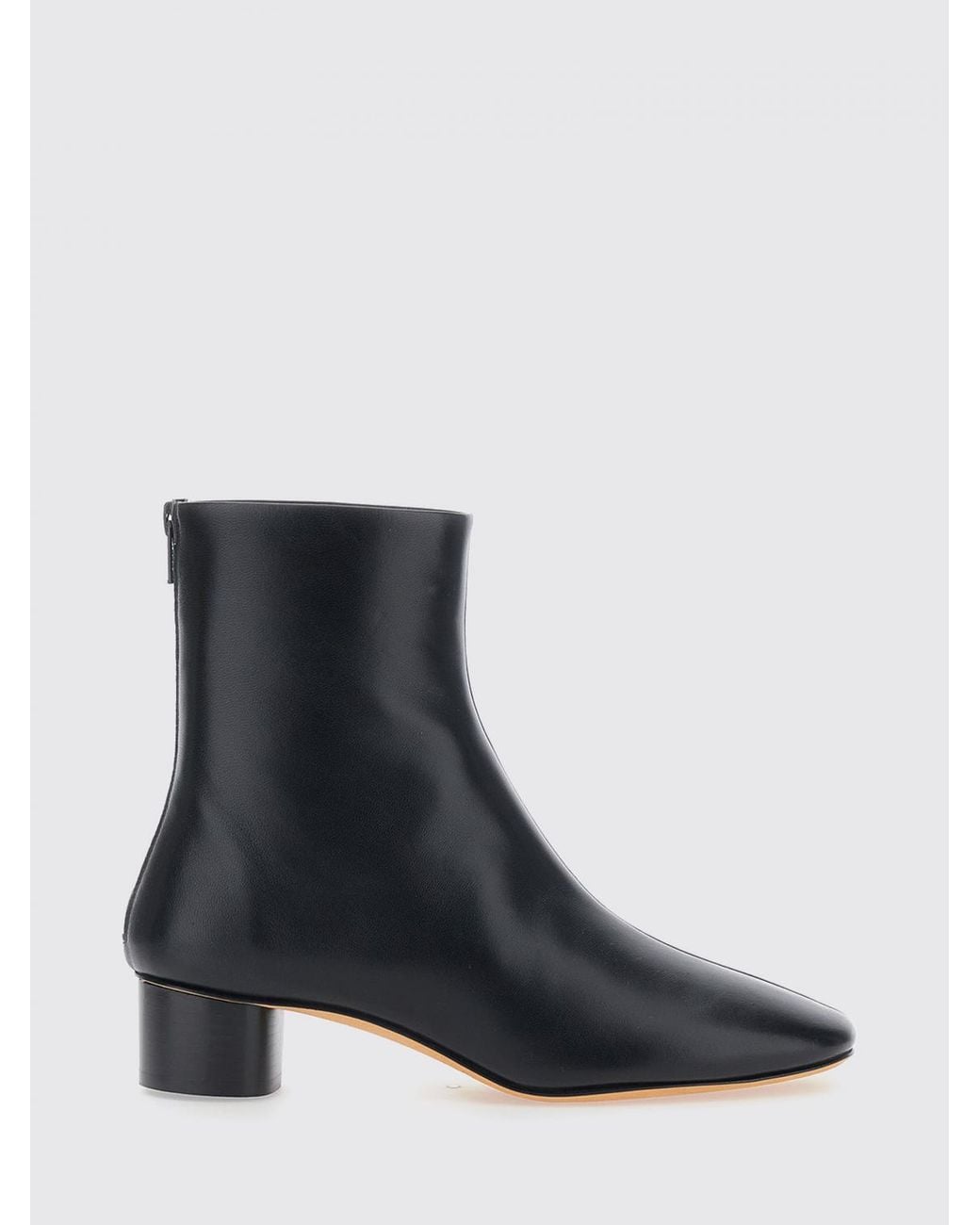 Le Monde Beryl Black Flat Ankle Boot