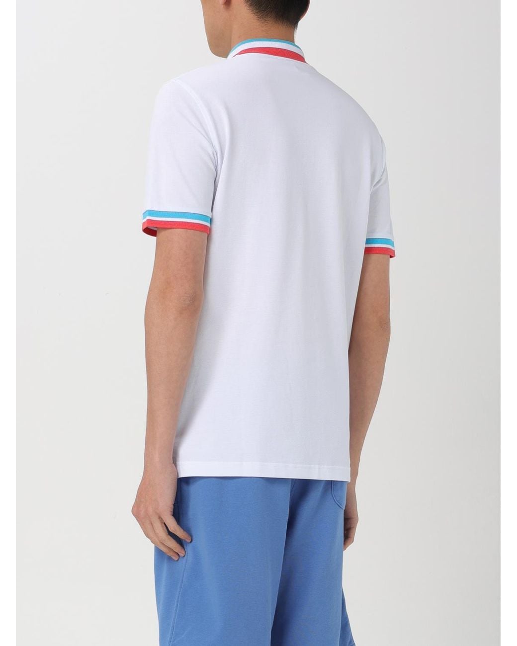 Sun 68 White Polo Shirt for men