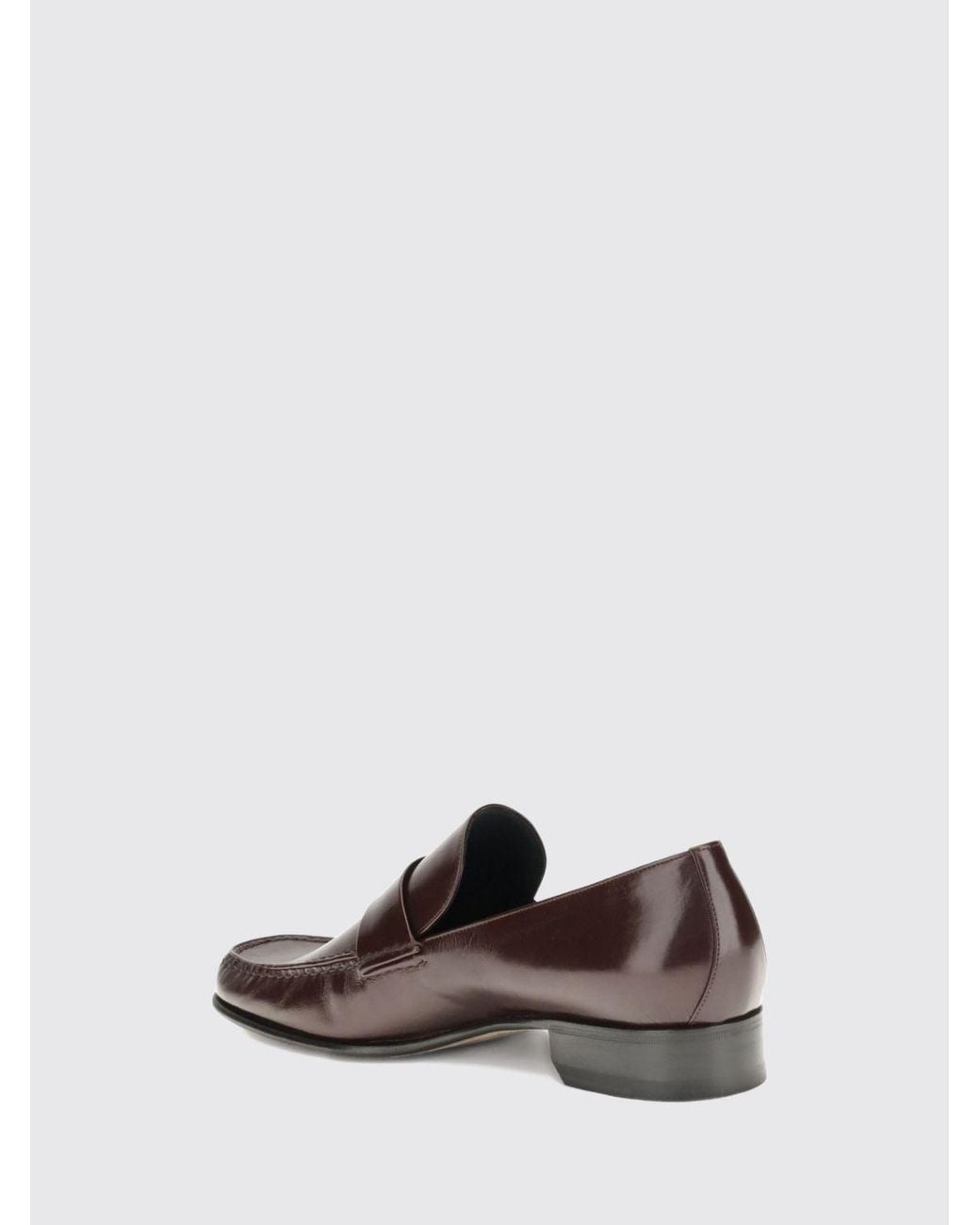 Phoebe Philo Brown Penny Loafers
