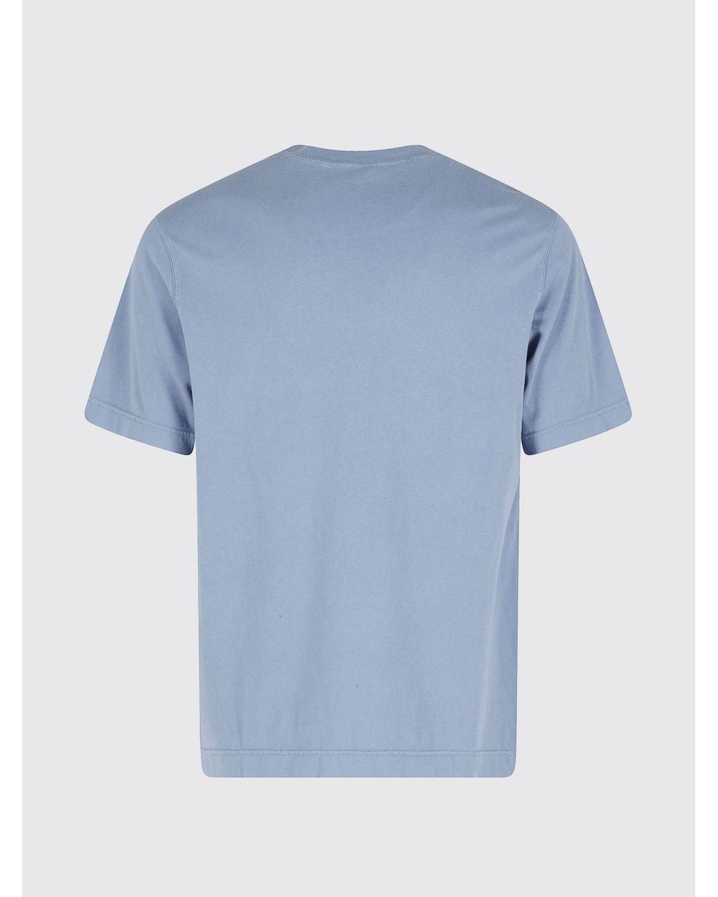 Circolo 1901 Blue Short-Sleeved Pure Cotton Crew Neck T-Shirt for men
