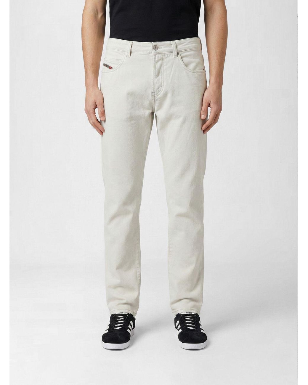 DIESEL White 5-Pocket Jeans for men