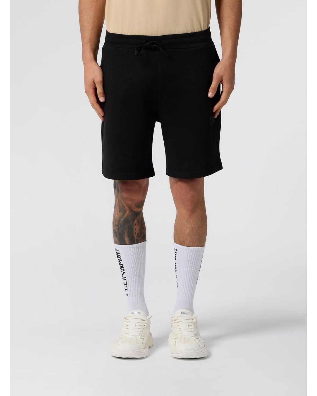 Philipp Plein Black Shorts for men