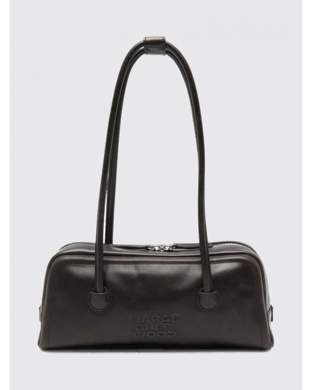 MARGE SHERWOOD Black Boston Shoulder Bag