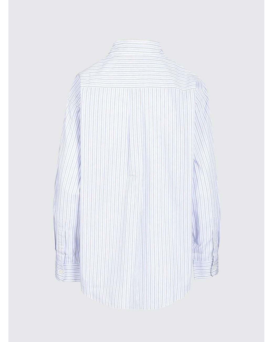 Carhartt White W' Keene Striped Relaxed Fit Shirt