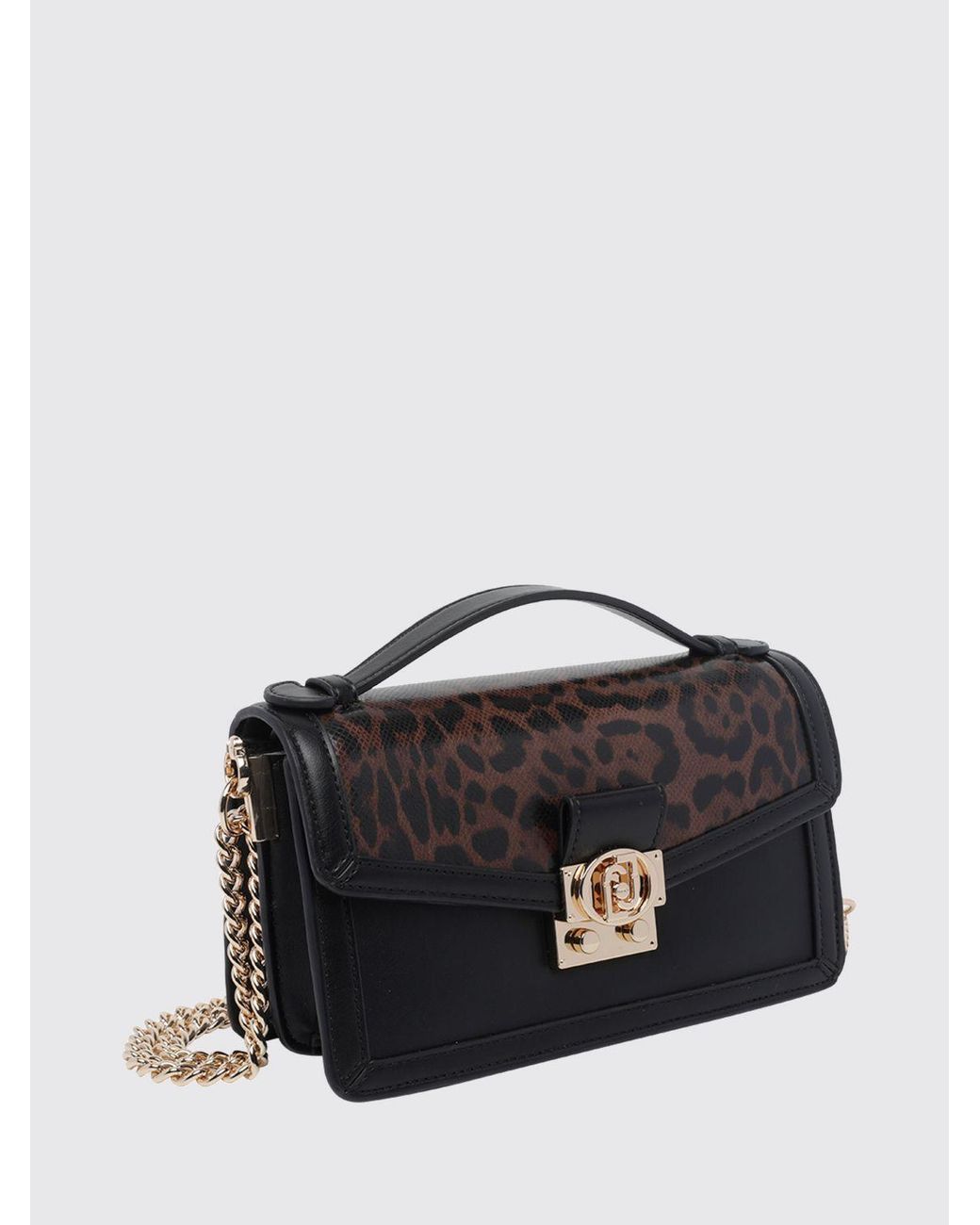 Liu Jo Black Animal Print Mini Bag