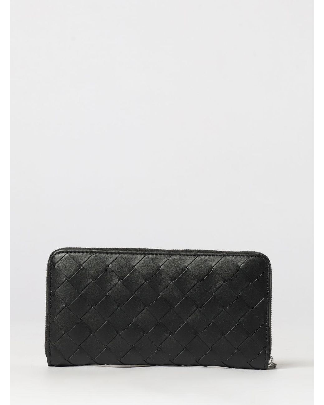 Bottega Veneta Gray Continental Zip-Around Wallet for men