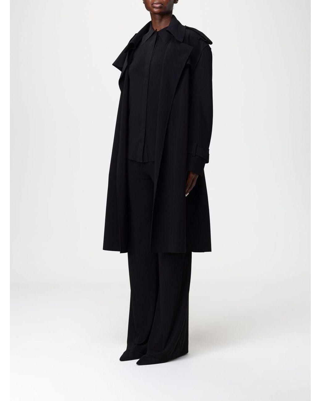 Norma Kamali Blue Coat