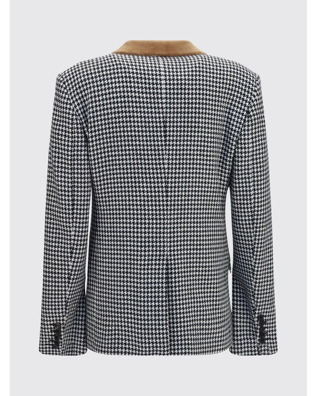 Tom Ford Gray Slim Fit Single-Breasted Blazer