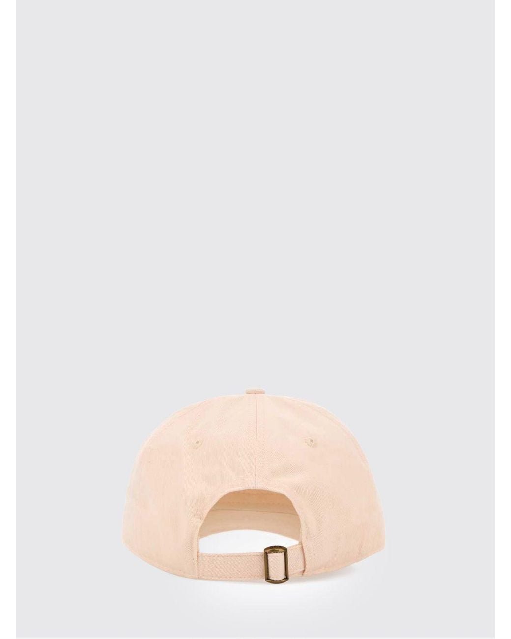 Sporty & Rich Pink Sporty &Amp Rich Cotton Baseball Cap With Contrasting Embroidered Logo