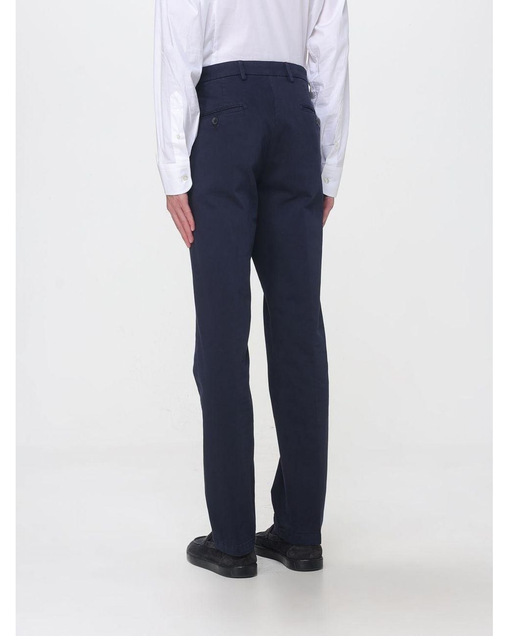 Manuel Ritz Blue Slim Fit Chino Trousers for men