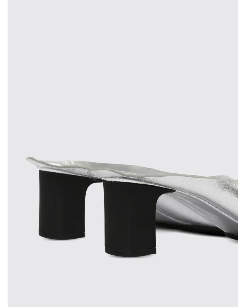 MM6 by Maison Margiela White Heeled Sandal
