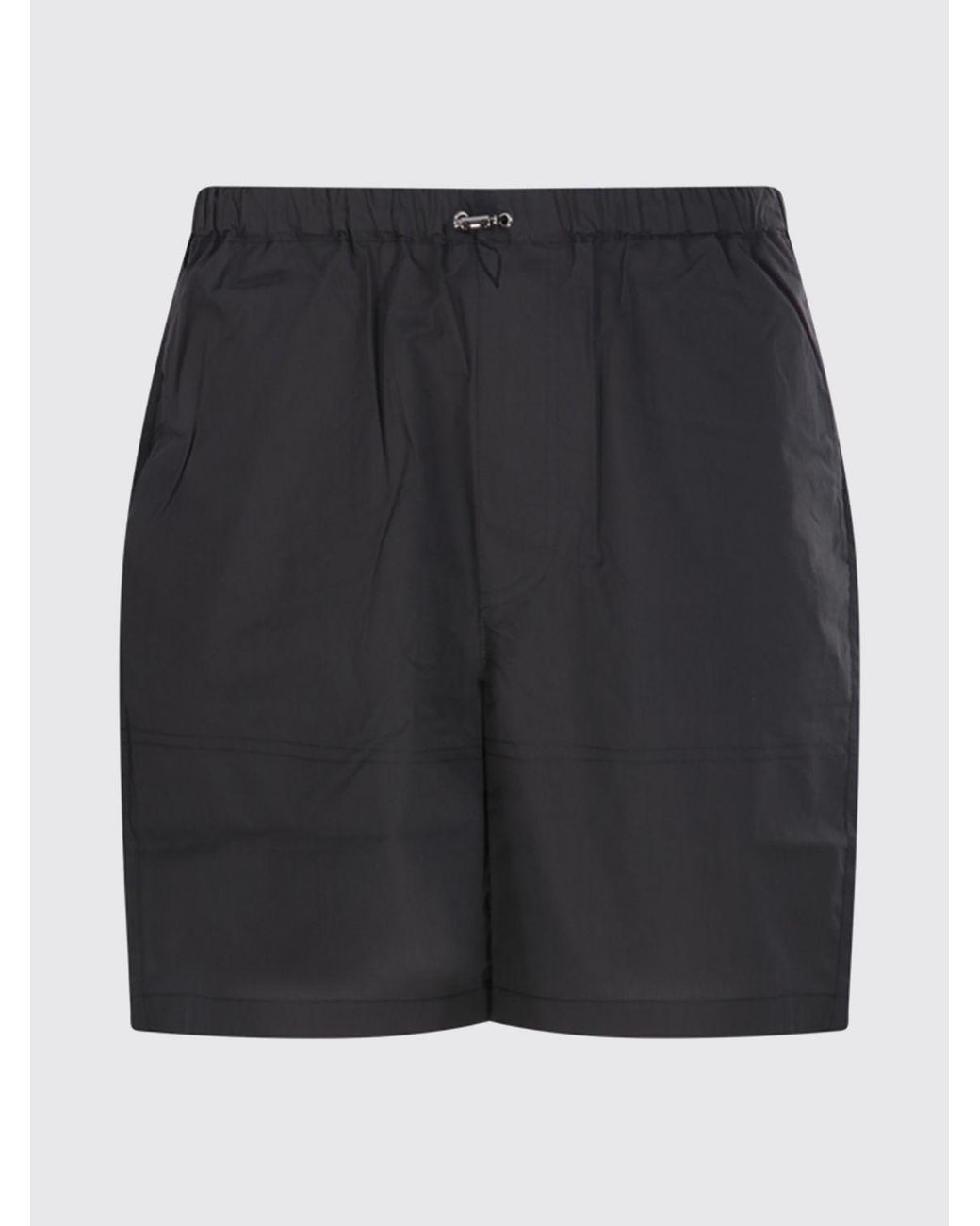 Roberto Collina Blue Cotton Shorts for men