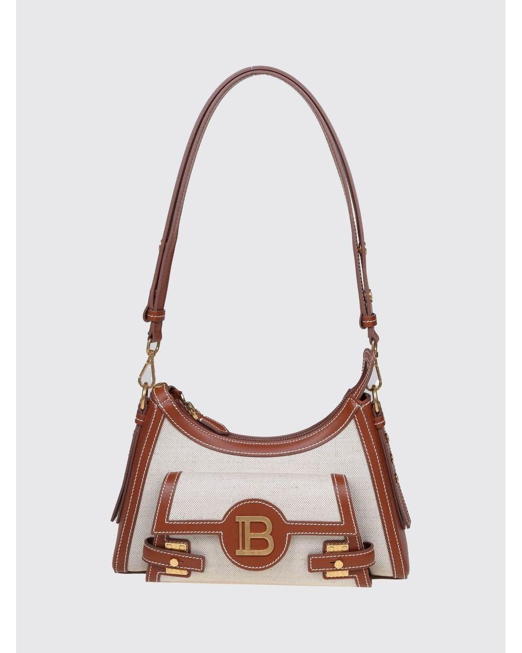 Balmain White Shoulder Bag
