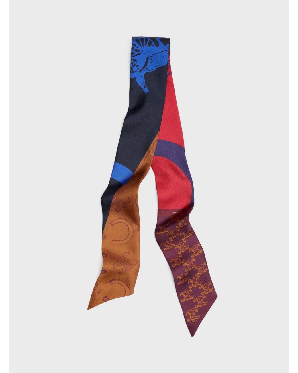 Céline Red Scarf