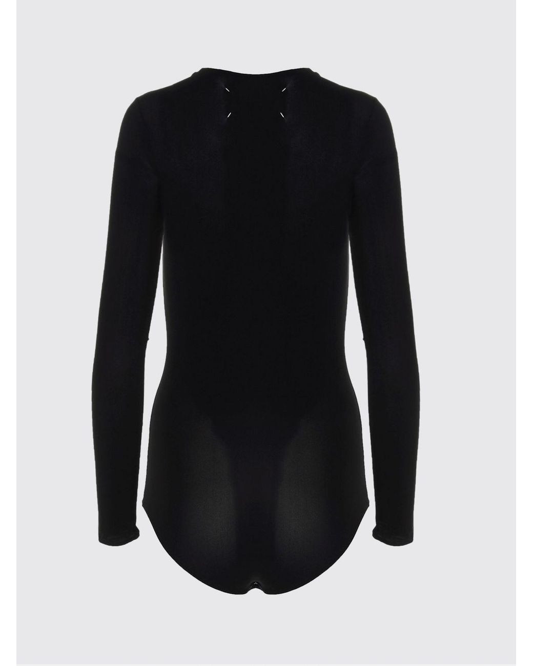 Maison Margiela Black Slim Fit Long-Sleeve Top