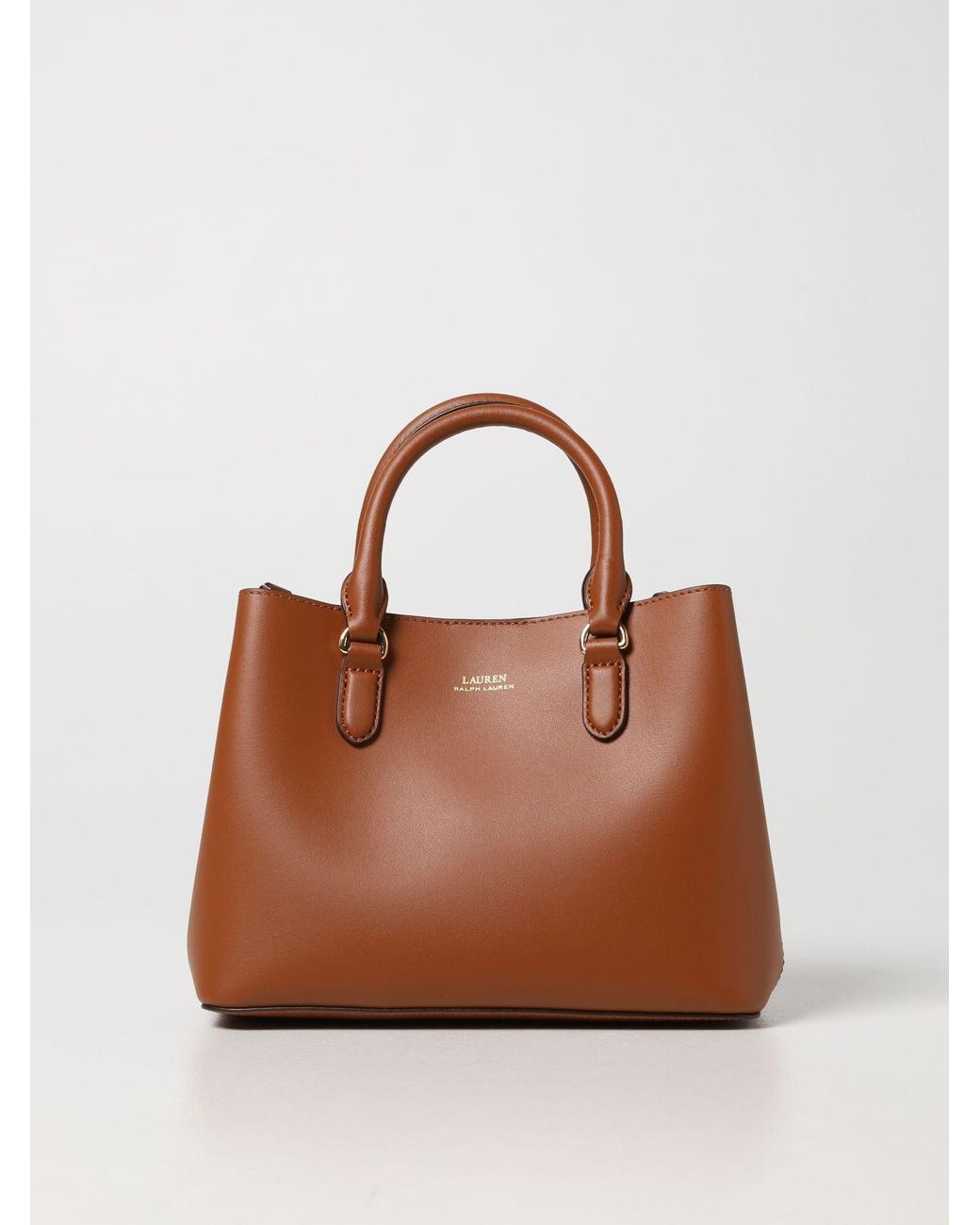 Polo Ralph Lauren Leather Tote Bags in Leather (Brown) | Lyst Canada