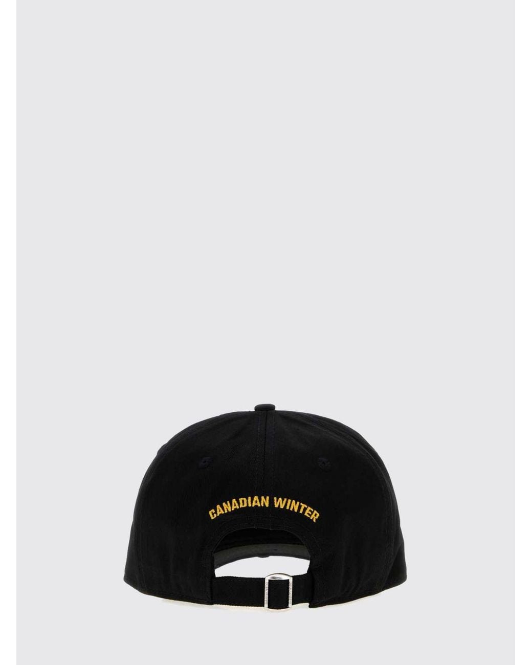 DSquared² White Cotton Baseball Cap With Embroidered Logo And Adjustable Strap for men
