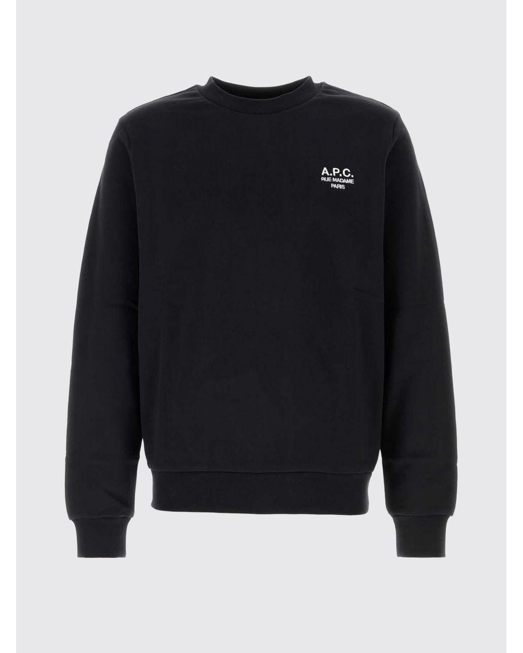 A.P.C. Blue Crewneck Sweatshirt for men