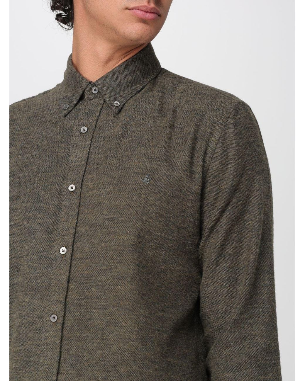 Brooksfield Gray Shirt for men