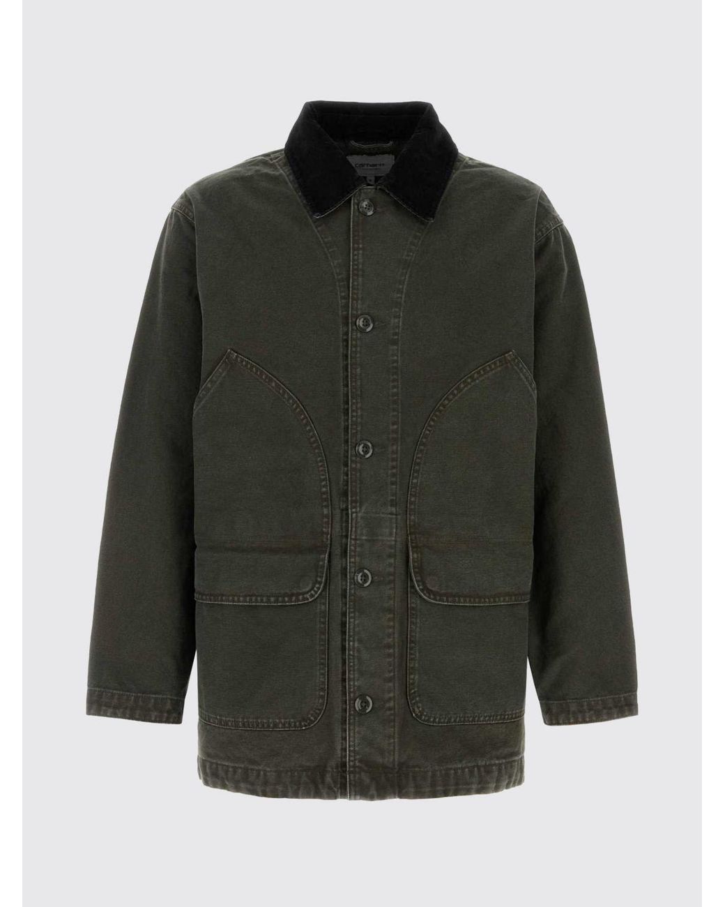Carhartt Gray Cotton Jacket for men