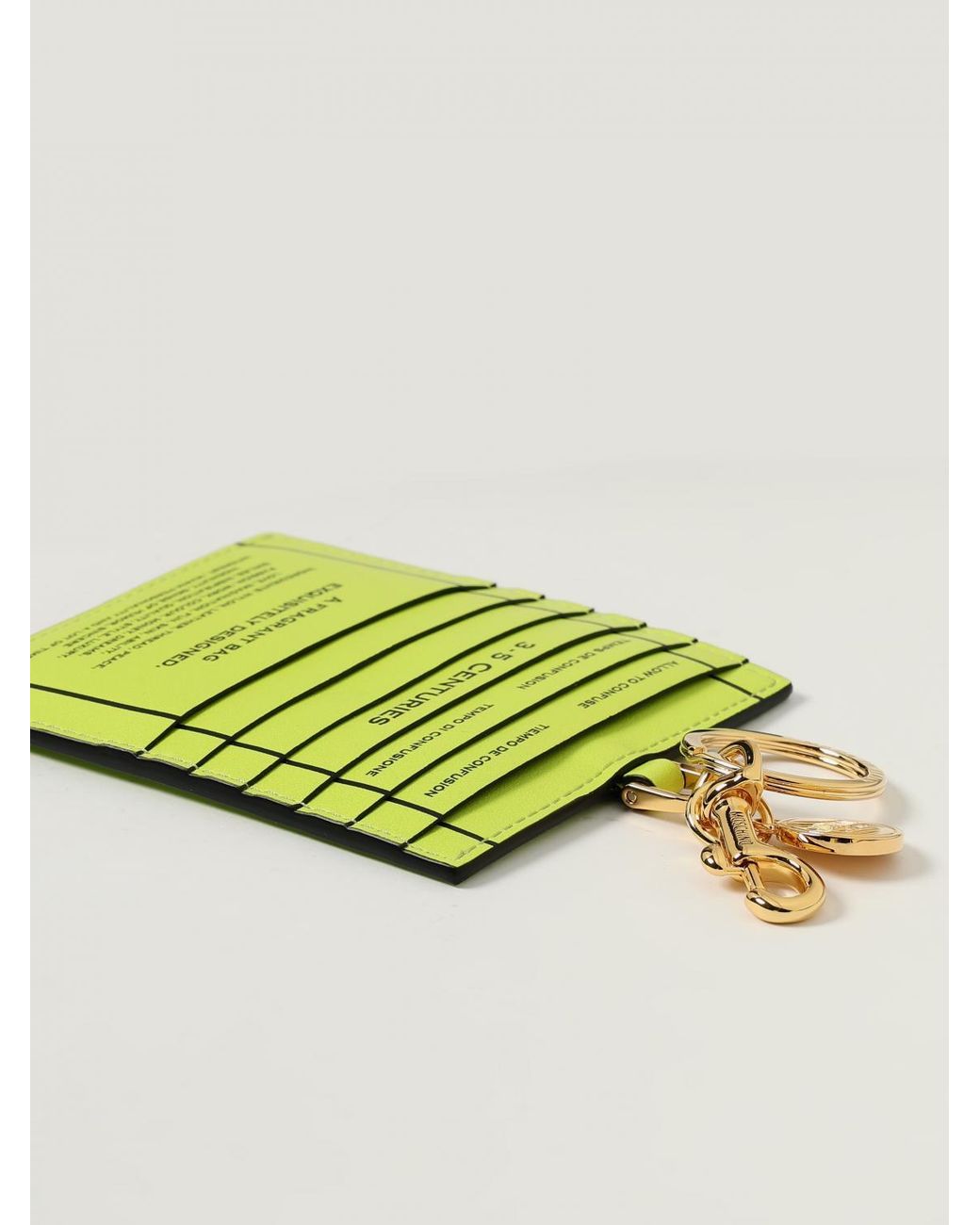 Moschino Couture Yellow Keyring for men