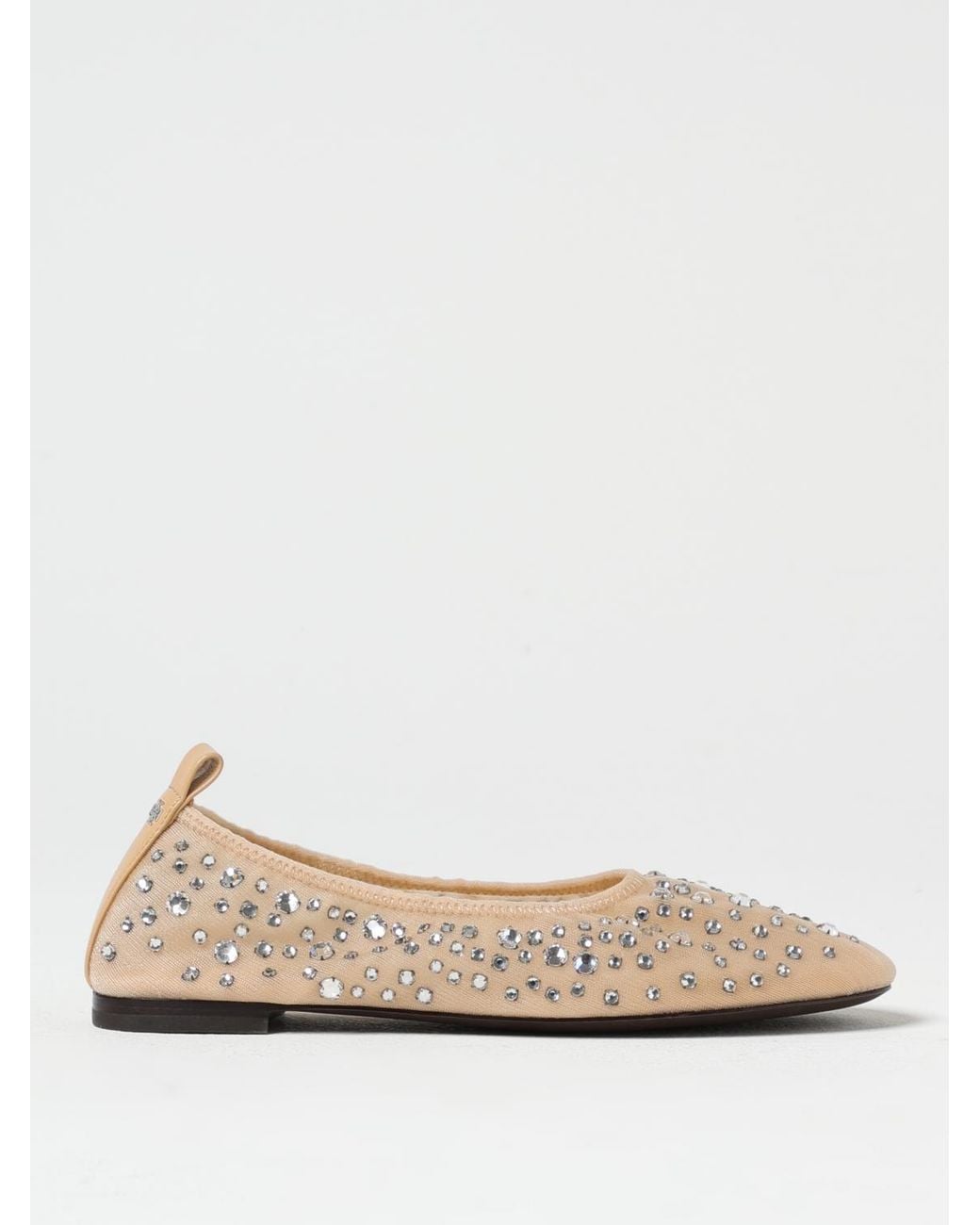 Tory Burch Natural Ballet Pumps