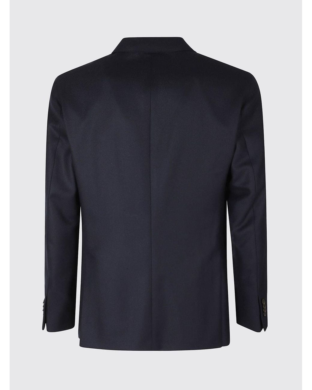 Boglioli Blue Classic Single-Breasted Blazer for men