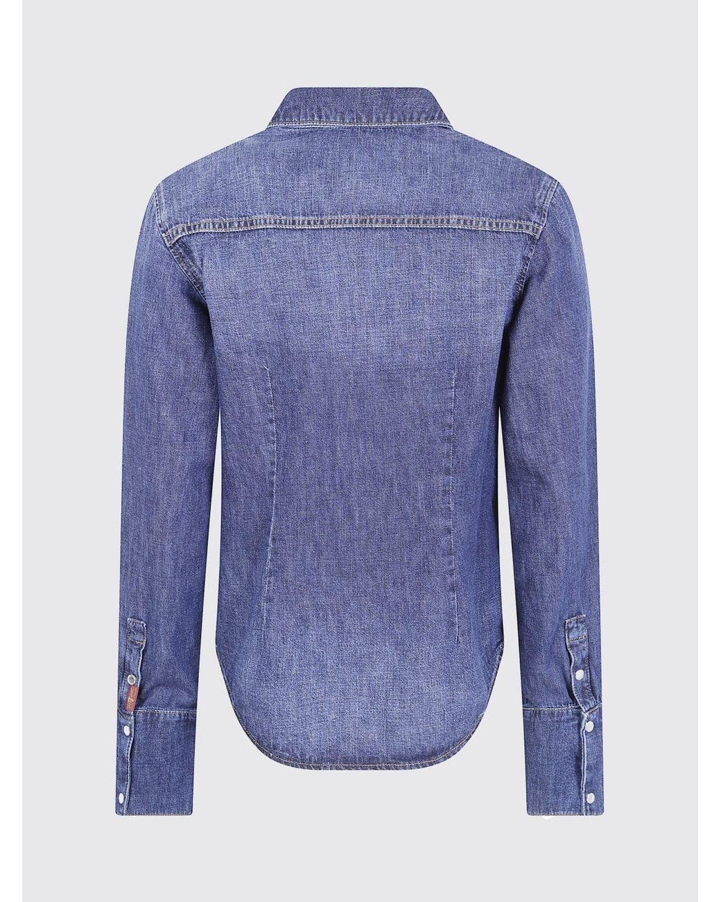 7 For All Mankind Blue Shirt