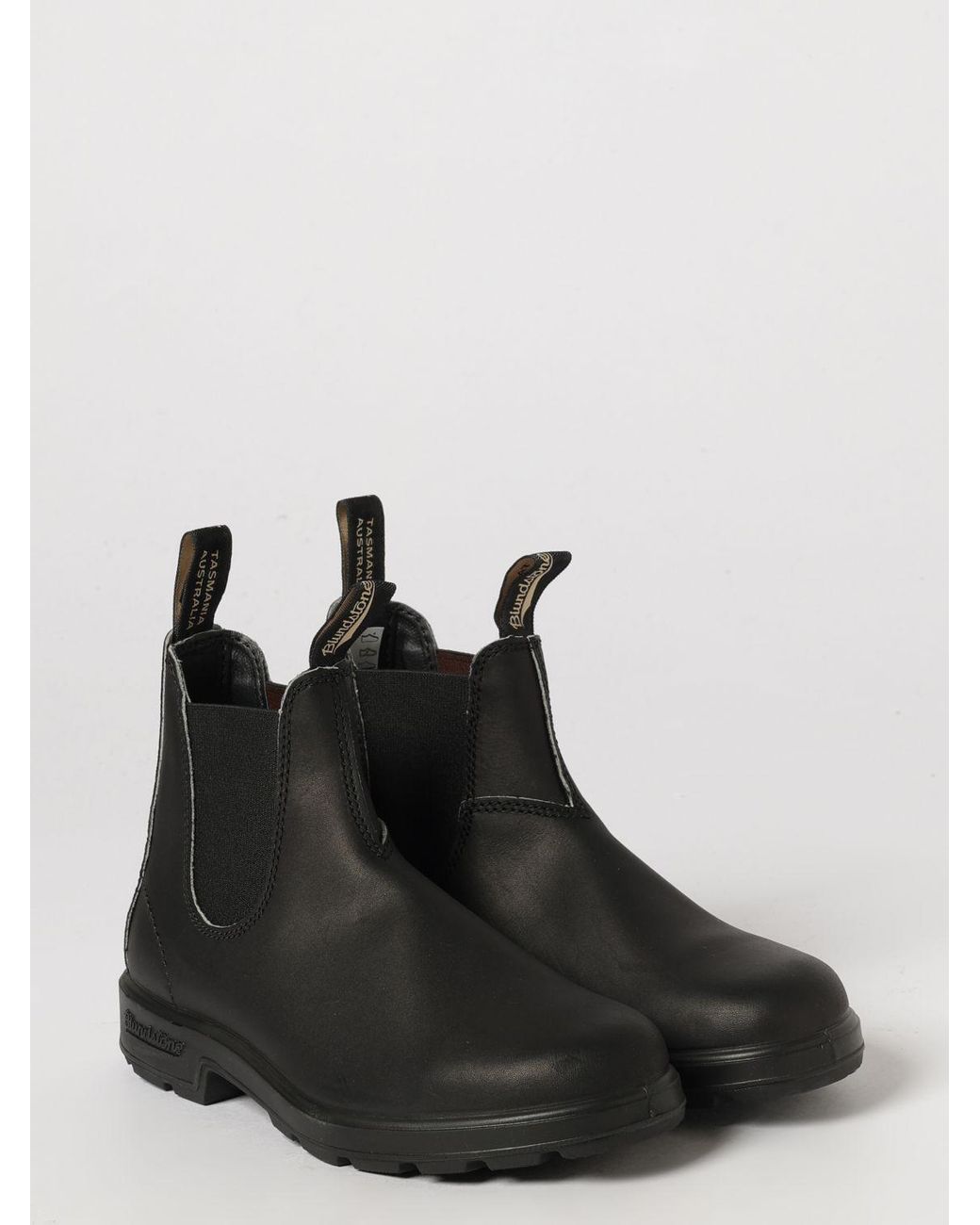 Blundstone Black Smooth Leather Chelsea Boots With Double Pull Tabs And A Tpu Sole for men