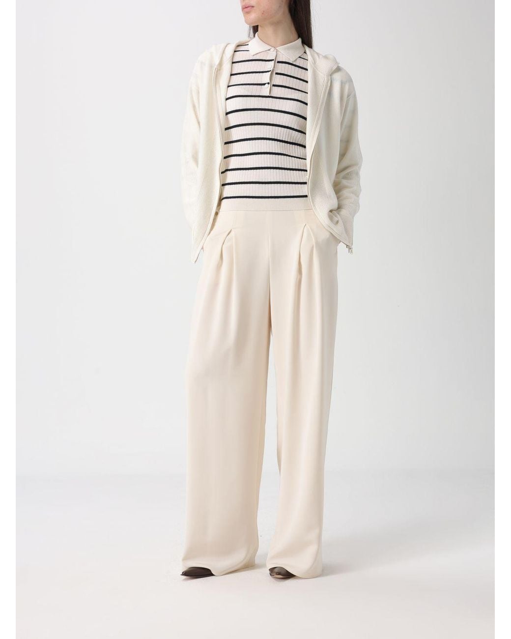 Max Mara Natural Cashmere And Silk Polo Shirt