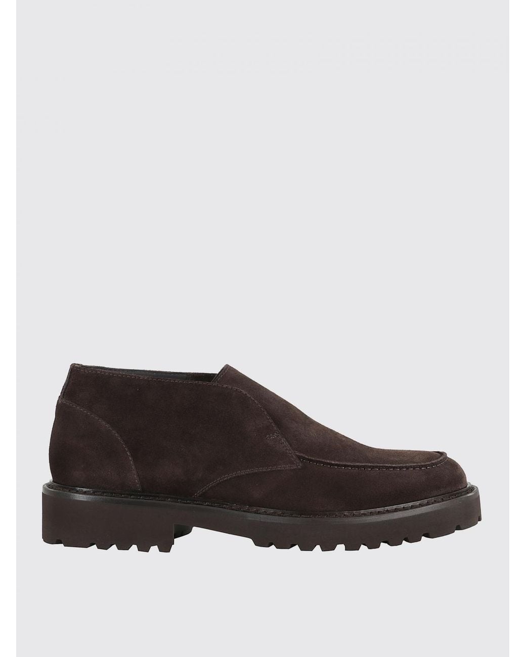 Doucal's Brown Suede Chukka Boots for men