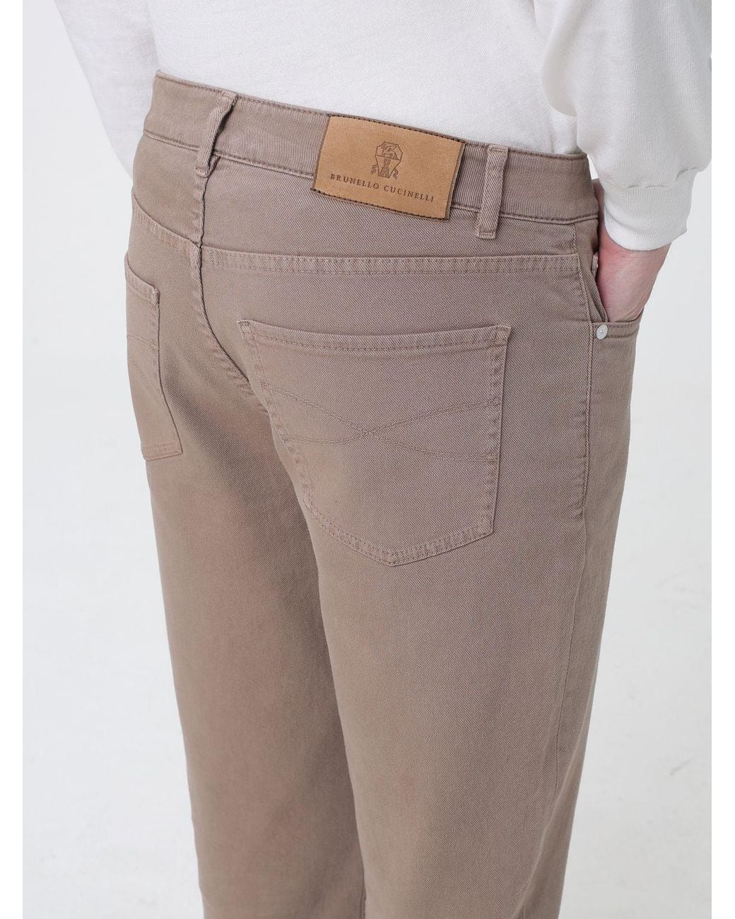 Brunello Cucinelli Gray Jeans for men