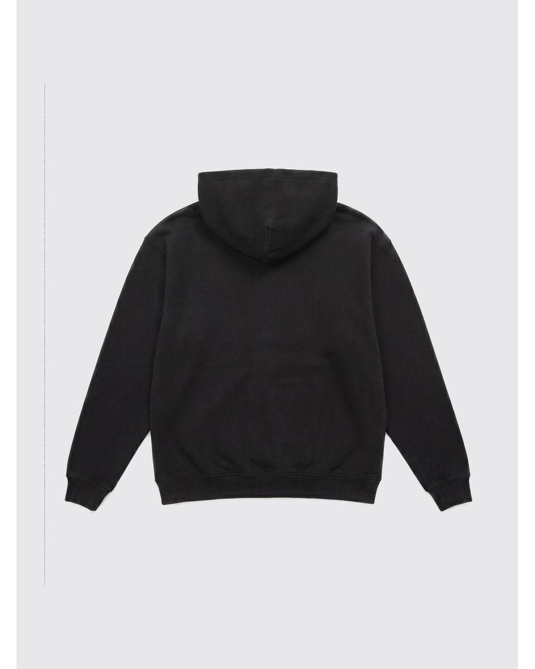 HTC Black Studded Cotton Zip-Up Hoodie for men