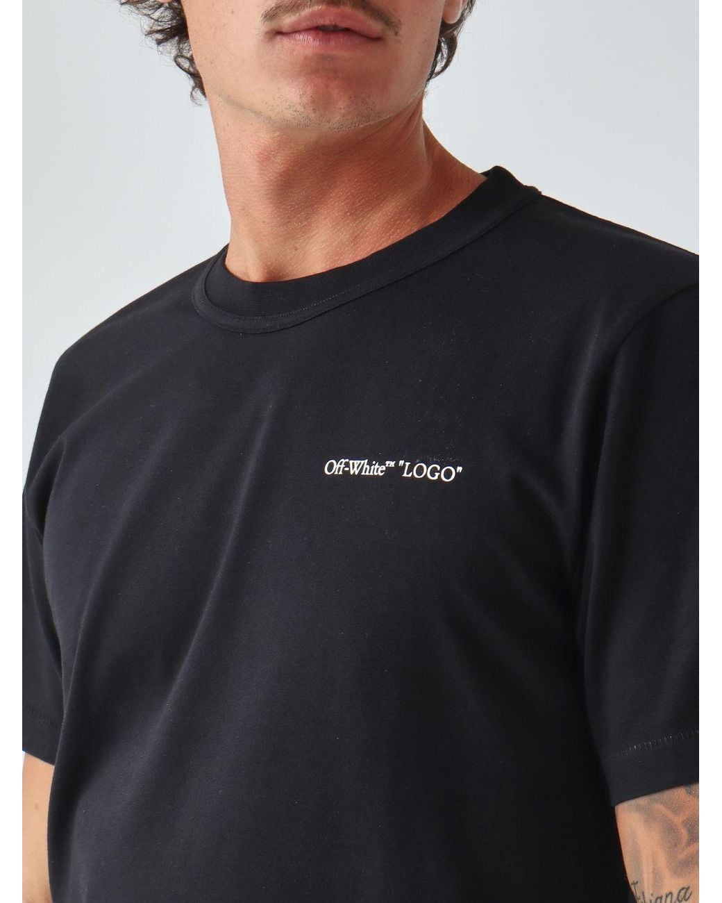 Off-White c/o Virgil Abloh Black T-Shirt for men