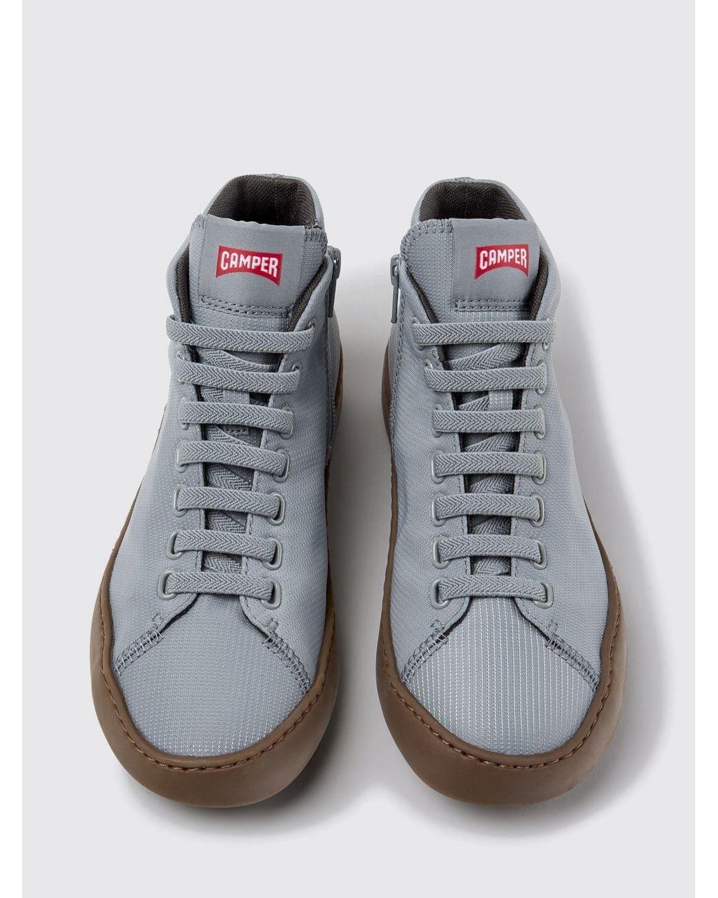 Camper White Peu Touring High-Top Sneakers