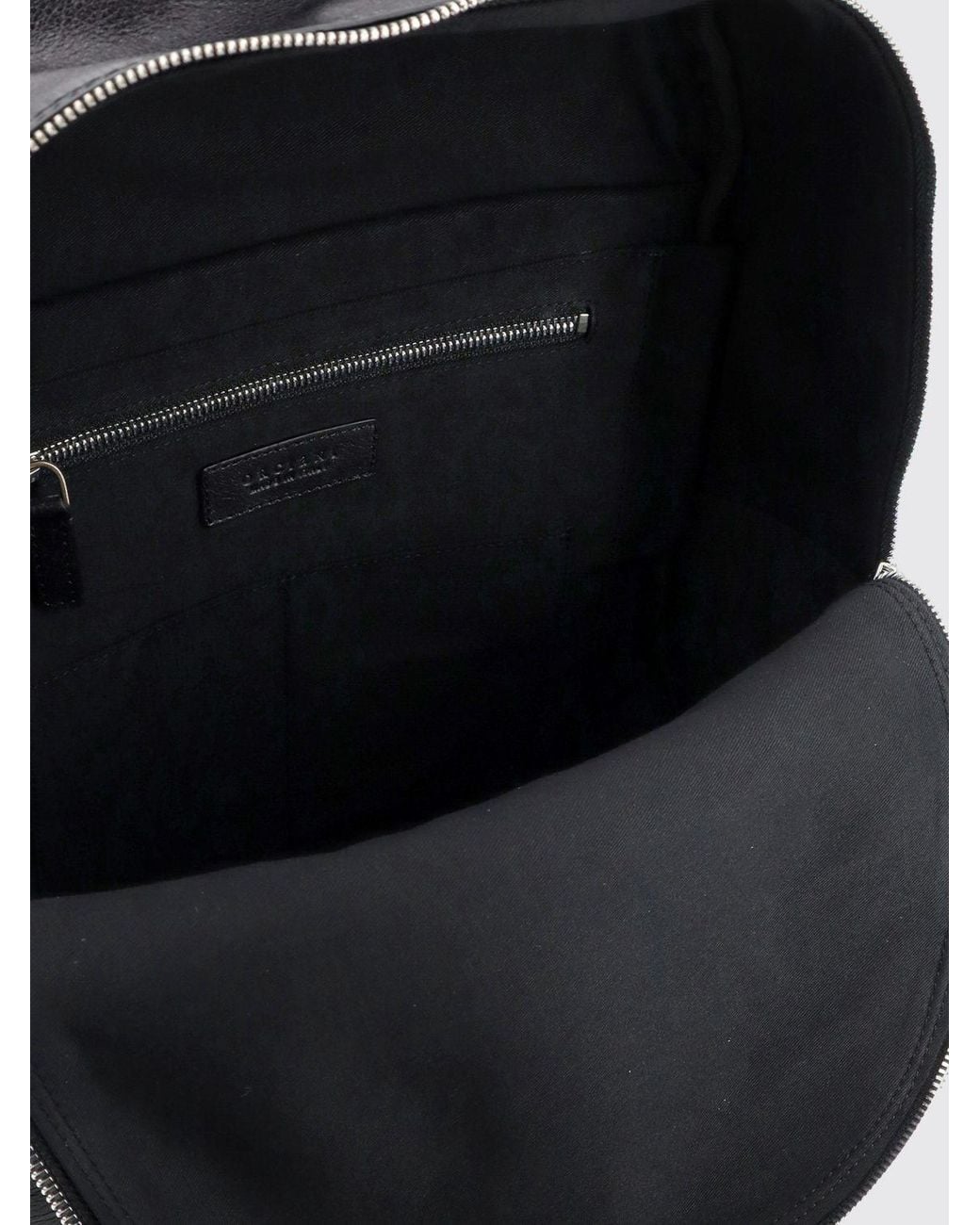 Orciani Blue Laio Lagoon Grained Calfskin Backpack With Logo for men
