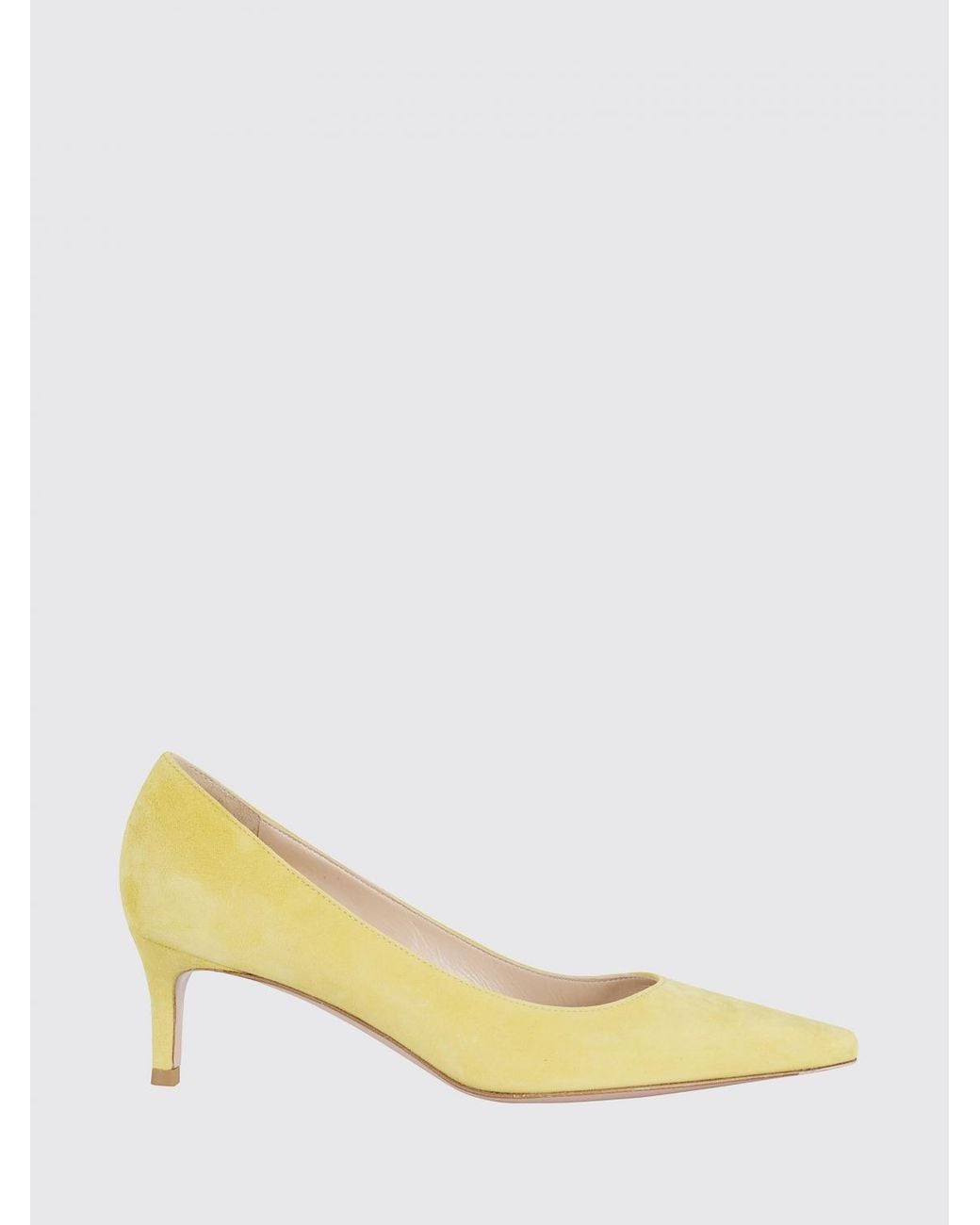 Roberto Festa Yellow Cerere Suede Pumps